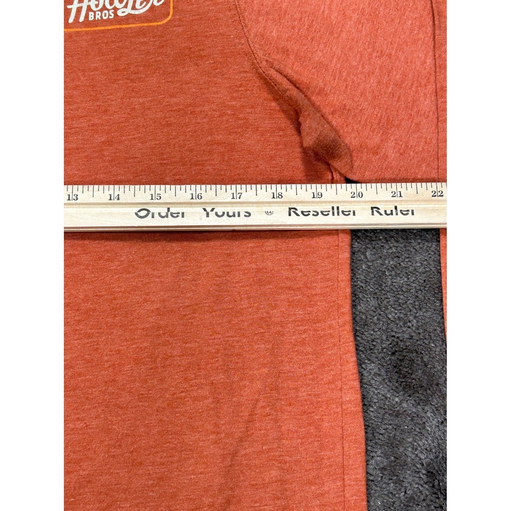 Howler Brothers Long Sleeve T-Shirt Mens Medium Orange Heather Graphic Austin TX - Picture 4 of 11